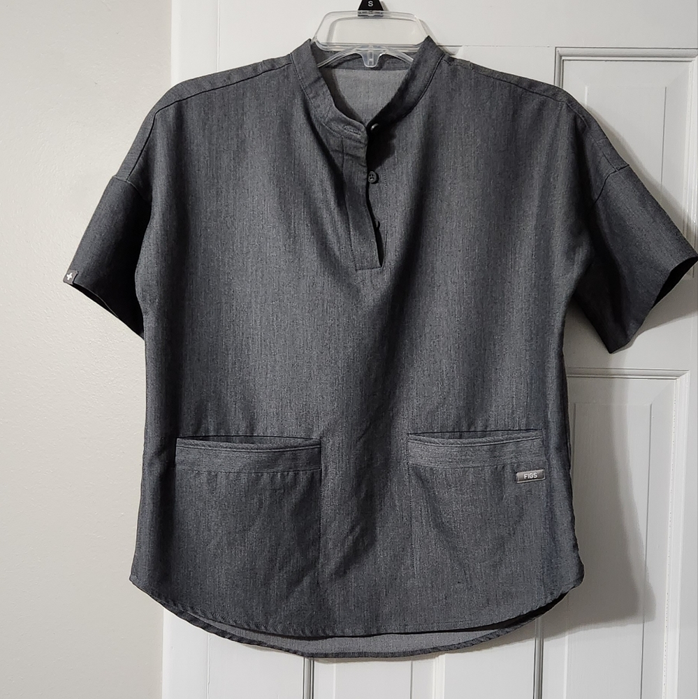 FIGS Women's Scrub Top XXS Graphite